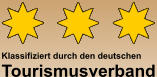 Klassifiziert durch den deutschen Tourismusverband