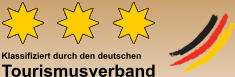 Klassifiziert durch den deutschen Tourismusverband
